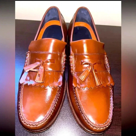 COLE HAAN HUDSON MEN LOAFER C11622 WOODBURY Size 10M LOAFER SLIP ONS DRESS SHOES - Picture 1 of 8